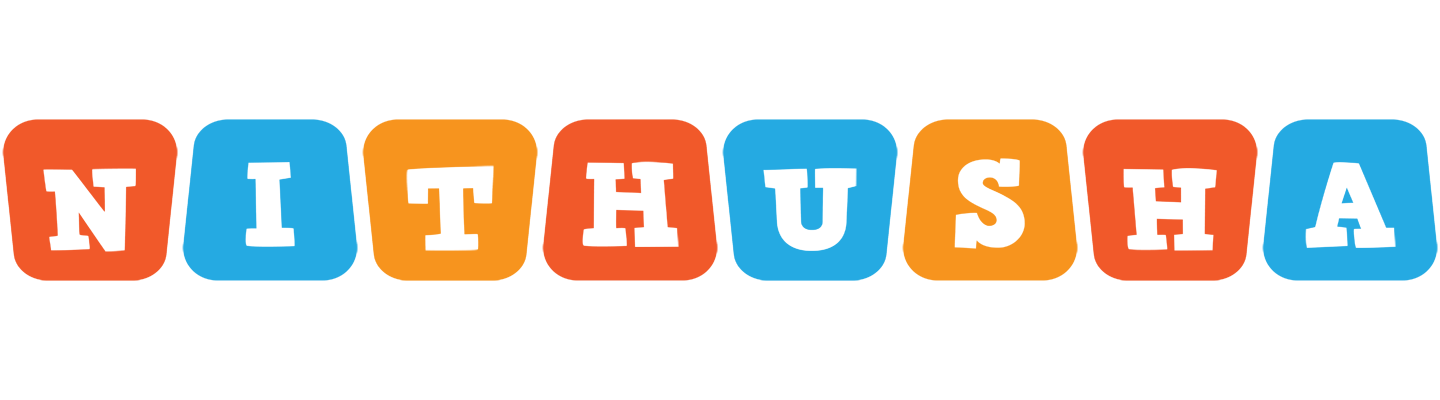Nithusha comics logo