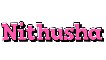 Nithusha girlish logo