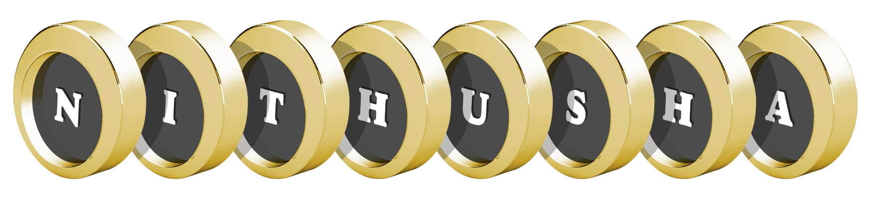 Nithusha gold logo