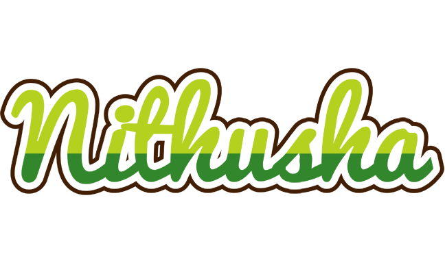 Nithusha golfing logo