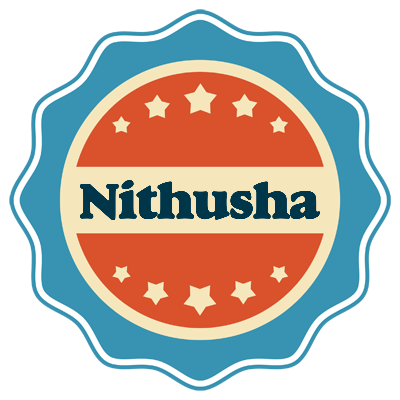 Nithusha labels logo