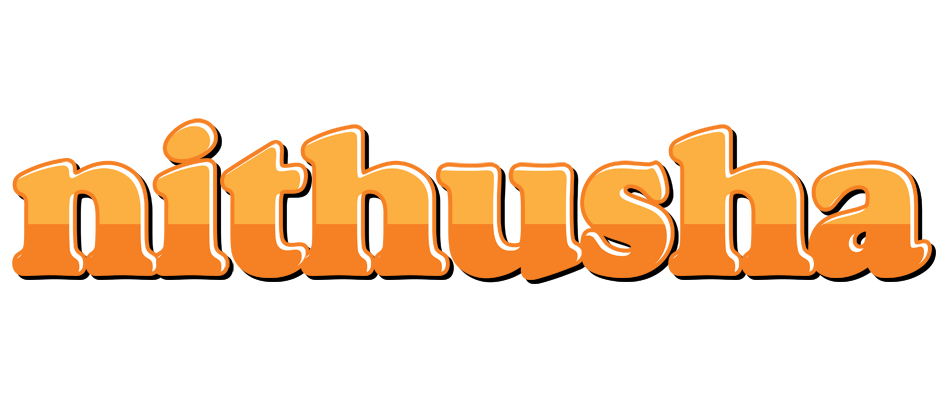 Nithusha orange logo
