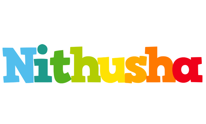 Nithusha rainbows logo