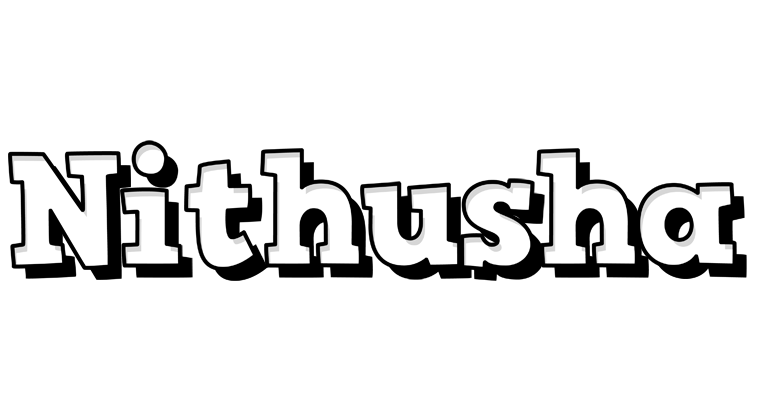 Nithusha snowing logo