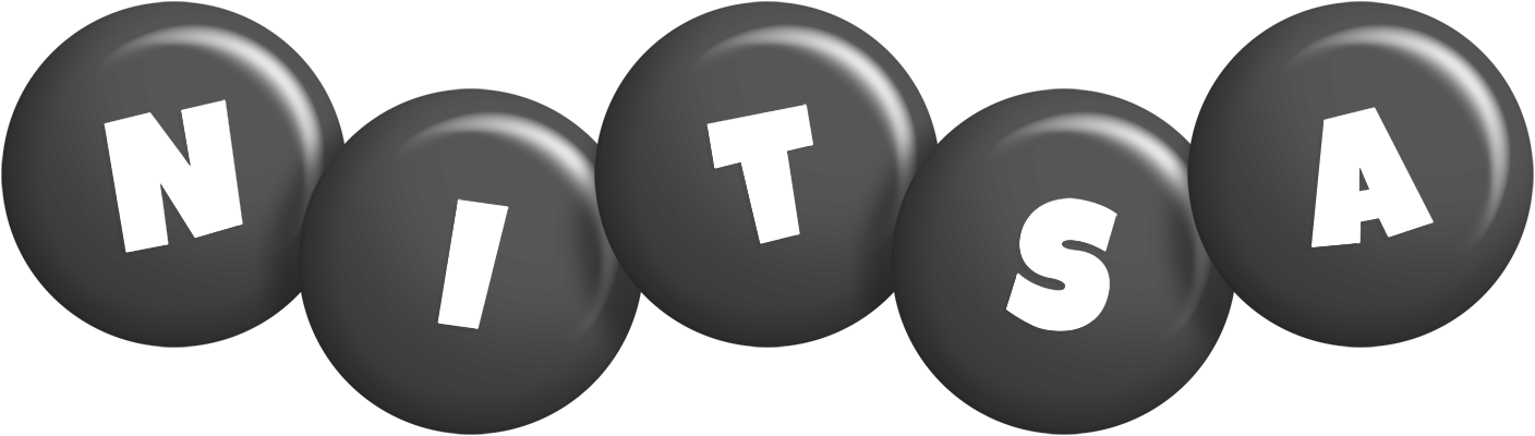 Nitsa candy-black logo