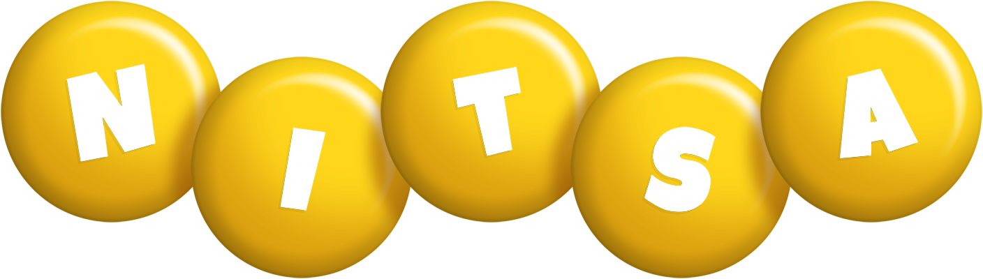 Nitsa candy-yellow logo