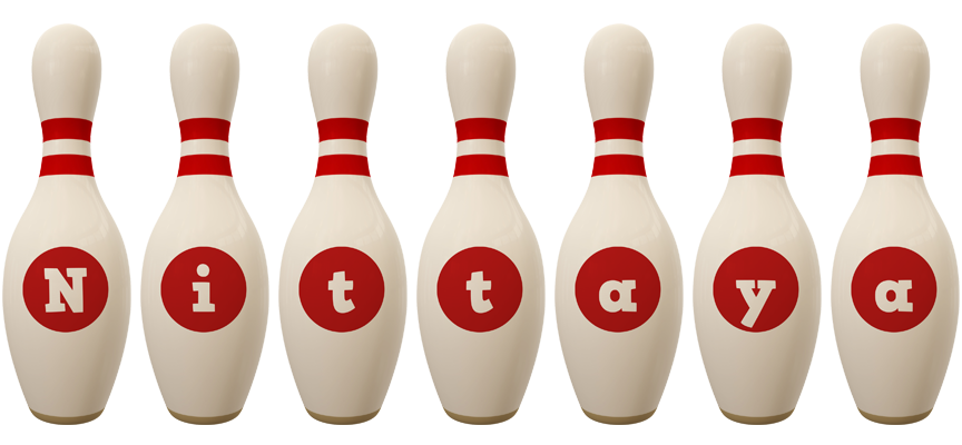 Nittaya bowling-pin logo