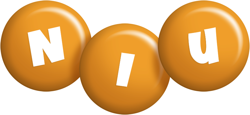 Niu candy-orange logo