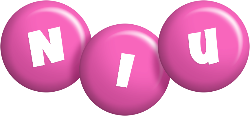 Niu candy-pink logo
