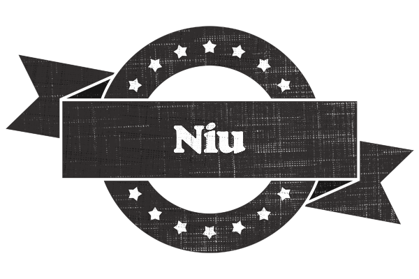 Niu grunge logo