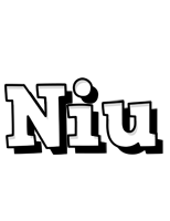 Niu snowing logo