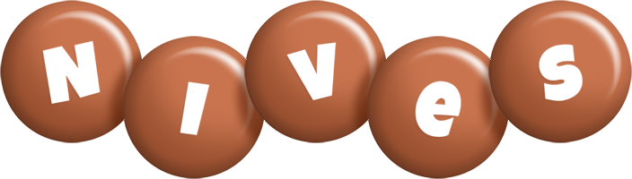 Nives candy-brown logo