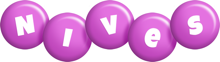 Nives candy-purple logo