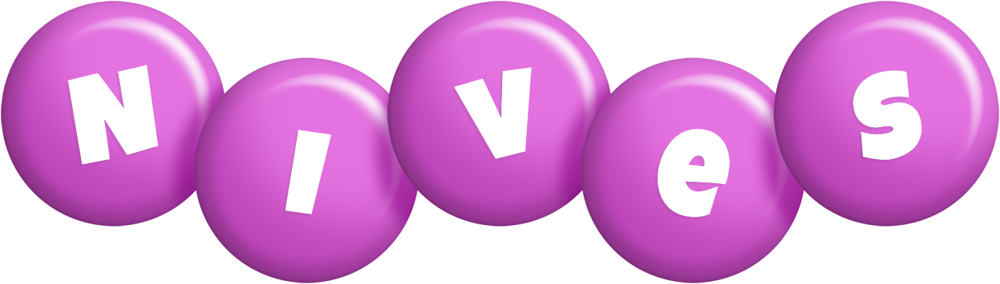Nives candy-purple logo