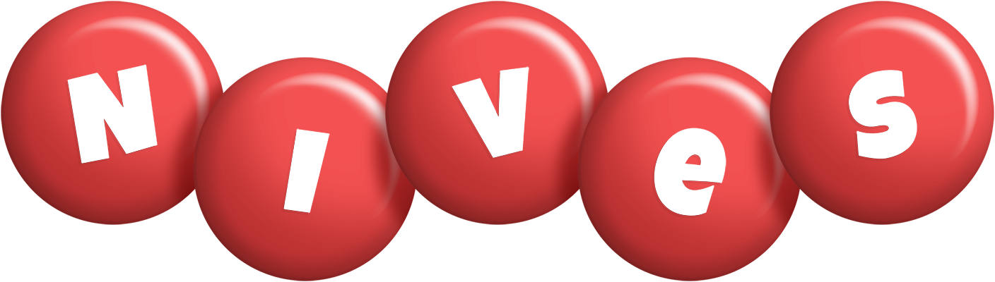 Nives candy-red logo