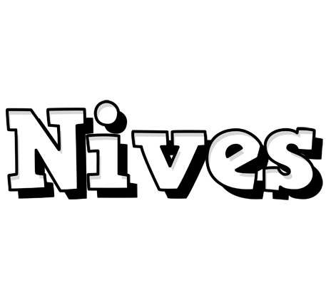 Nives snowing logo