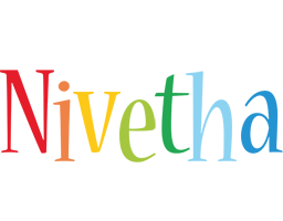 Nivetha birthday logo