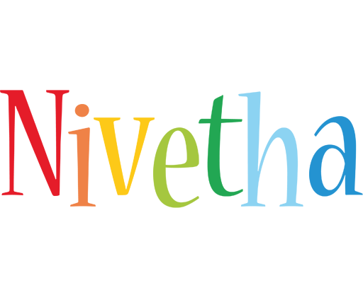Nivetha birthday logo