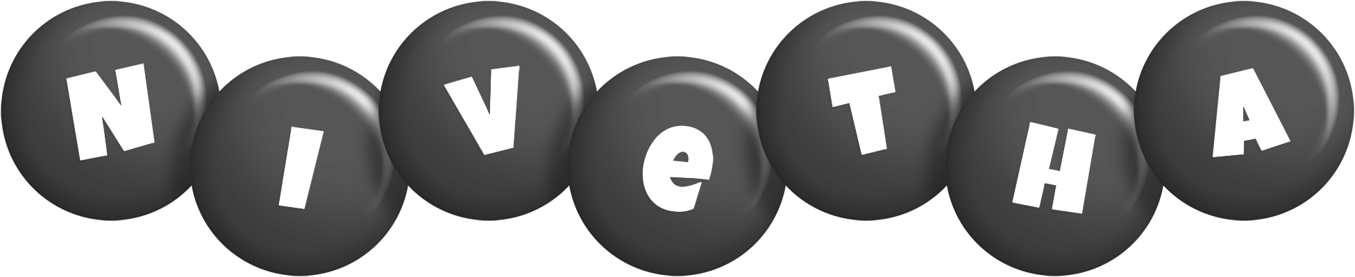 Nivetha candy-black logo