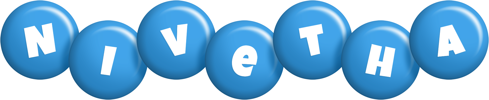 Nivetha candy-blue logo