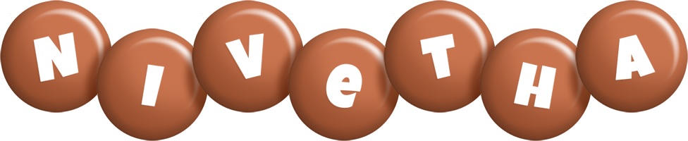 Nivetha candy-brown logo