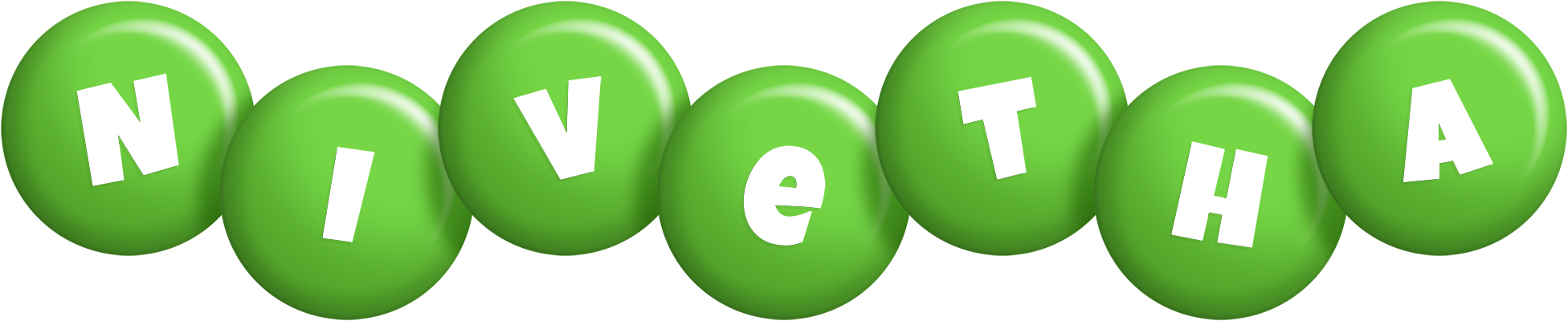 Nivetha candy-green logo