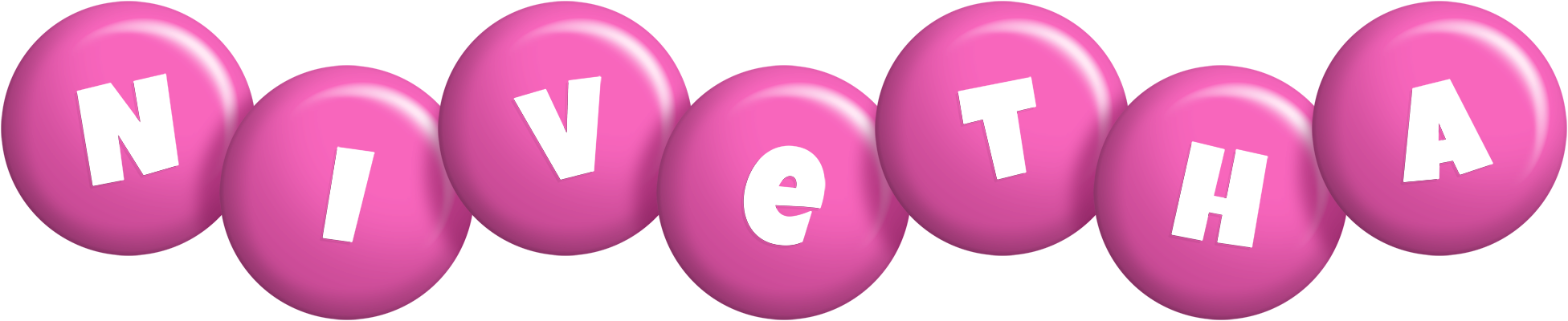 Nivetha candy-pink logo