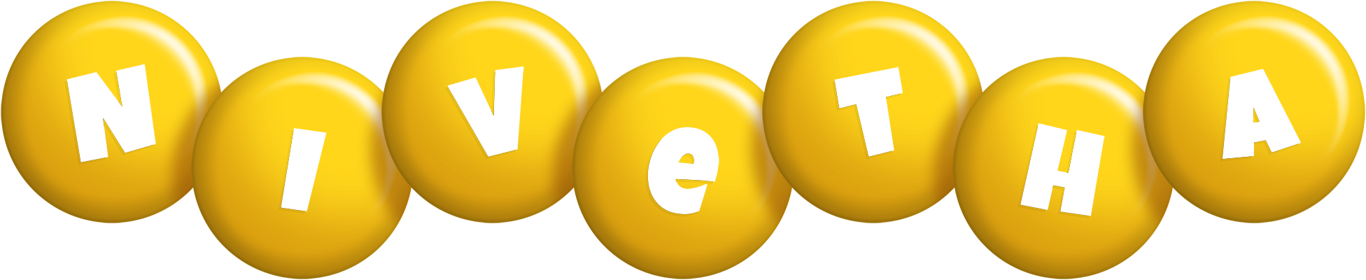 Nivetha candy-yellow logo