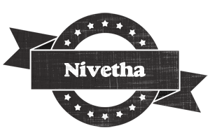 Nivetha grunge logo