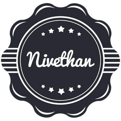 Nivethan badge logo