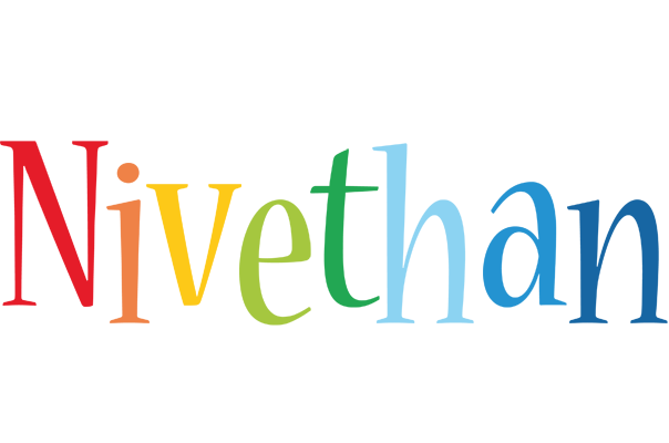 Nivethan birthday logo