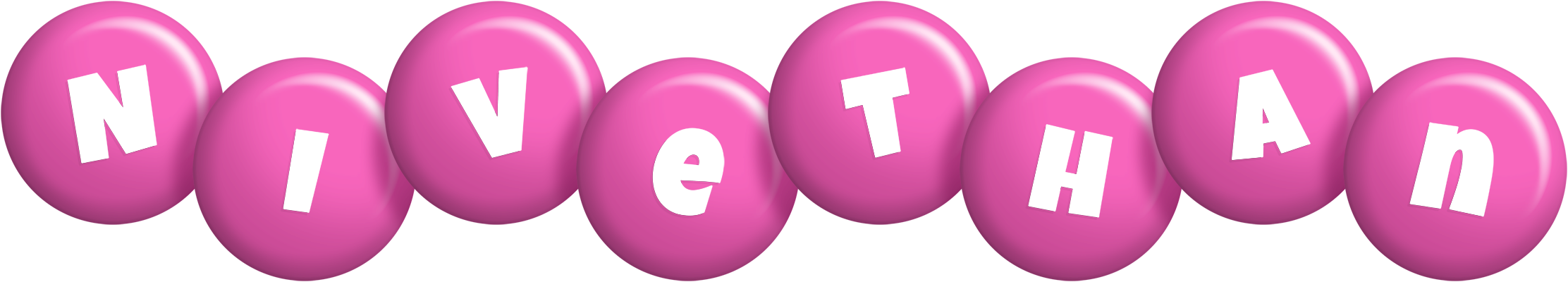 Nivethan candy-pink logo