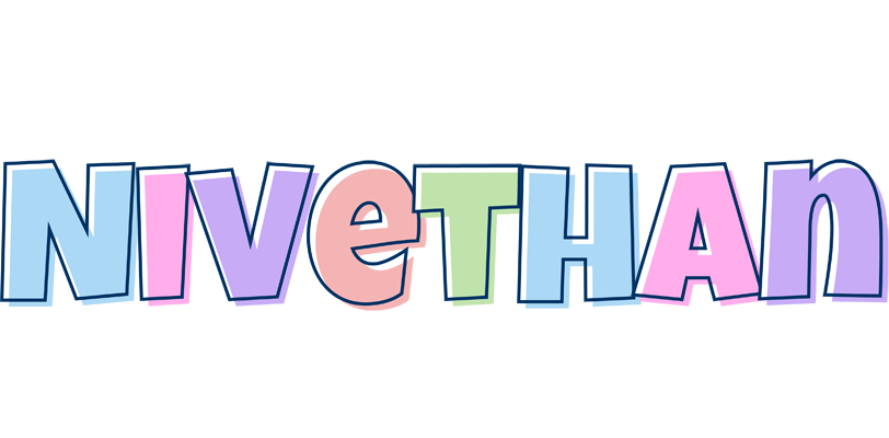 Nivethan pastel logo