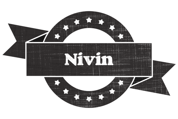 Nivin grunge logo