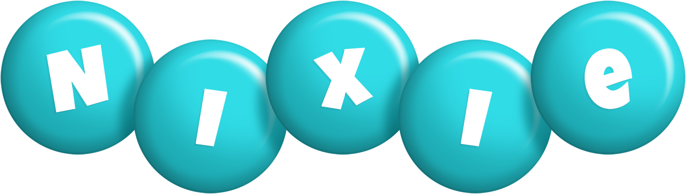 Nixie candy-azur logo