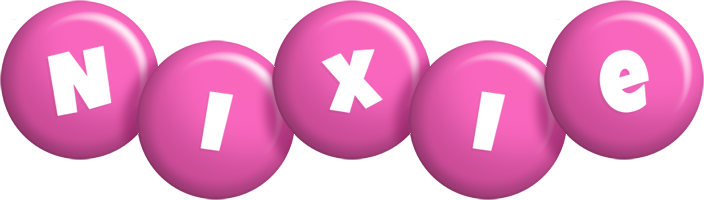 Nixie candy-pink logo