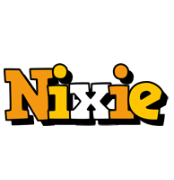 Nixie cartoon logo