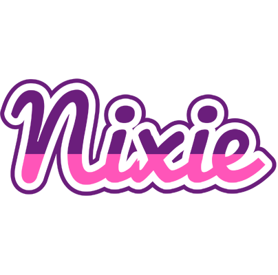 Nixie cheerful logo