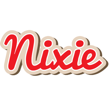 Nixie chocolate logo