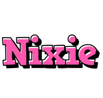 Nixie girlish logo