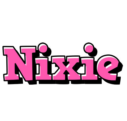 Nixie girlish logo