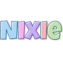 Nixie pastel logo