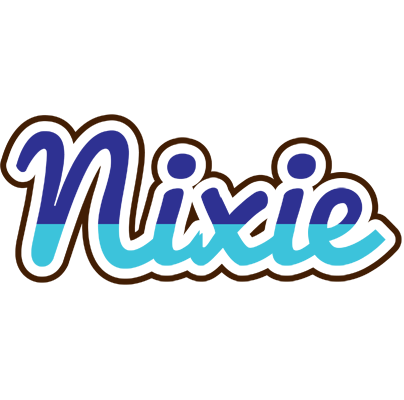 Nixie raining logo