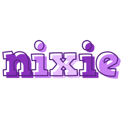 Nixie sensual logo