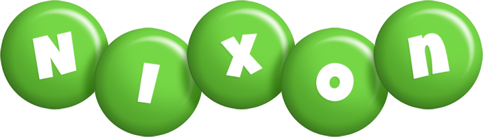 Nixon candy-green logo