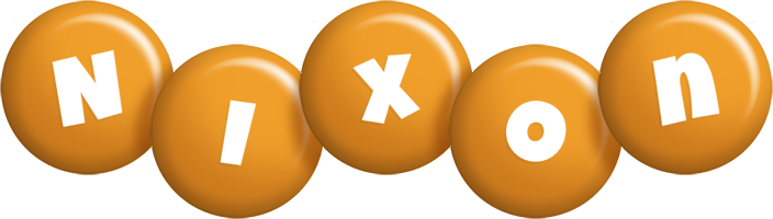 Nixon candy-orange logo