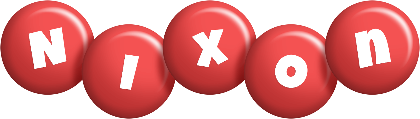 Nixon candy-red logo