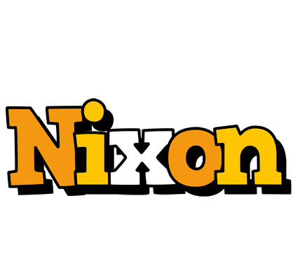 Nixon cartoon logo