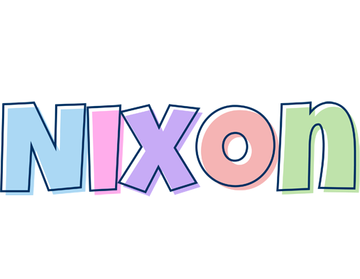 Nixon pastel logo