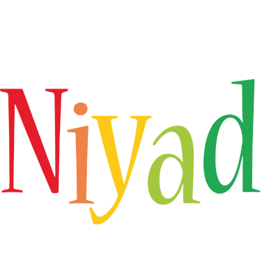 Niyad birthday logo